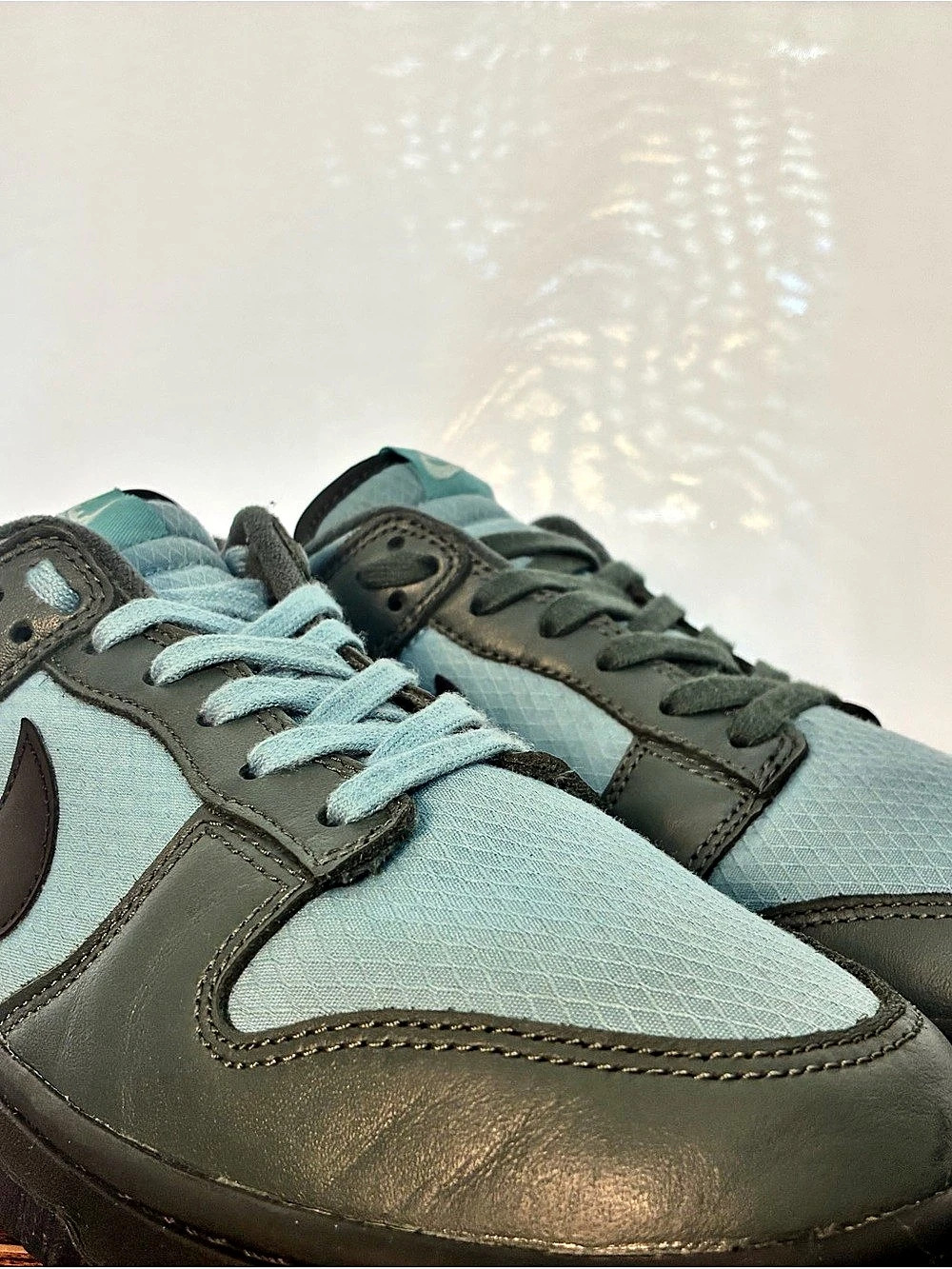 Nike Dunk Low Retro SE Vintage Green Denim Turquoise Sneakers US 8.5